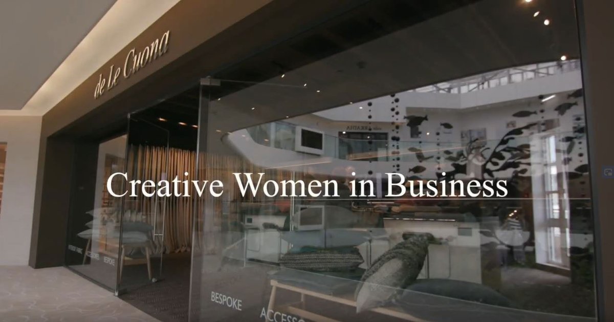NEW VIDEO. BERNIE DE LE CUONA IN CONVERSATION WITH LEADING CREATIVE BUSINESSWOMEN: KATHARINE POOLEY, RITA KONIG & EMMA WILLIS