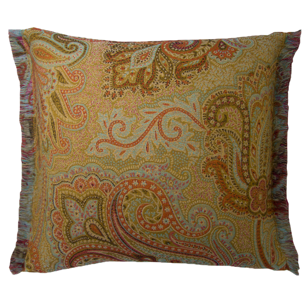 Dragonfly Cushion with Fringe - Fire §