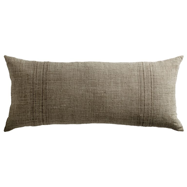 Cave Cloth Cushion with Vertical Detail - Rope