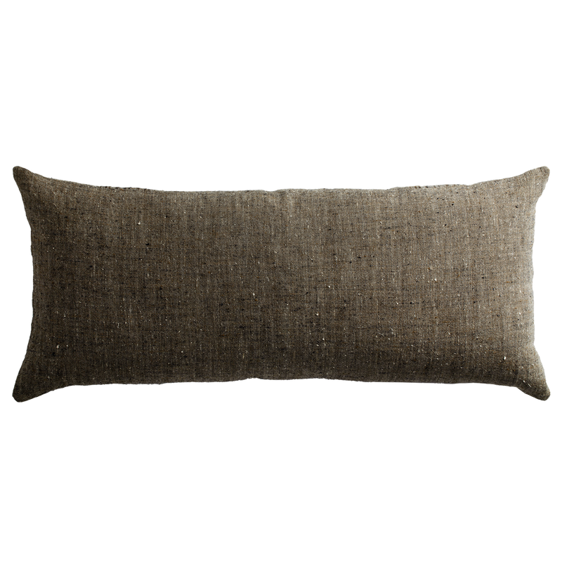 Cave Cloth Cushion with Vertical Detail - Storm