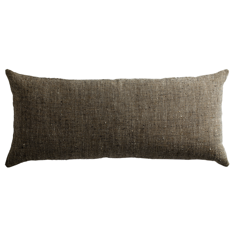 Cave Cloth Cushion with Vertical Detail - Storm