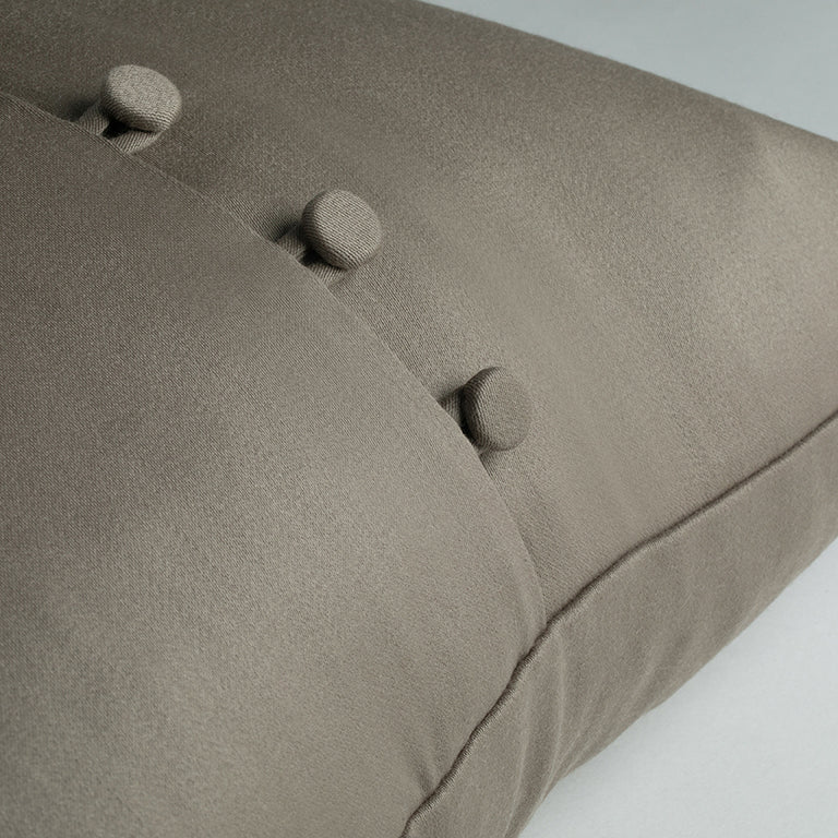 Clubhouse Cushion with Button Detail - Strand §