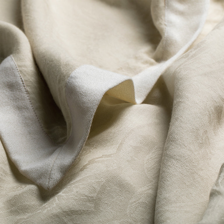 Illusion Cashmere Throw - Breeze/Toile