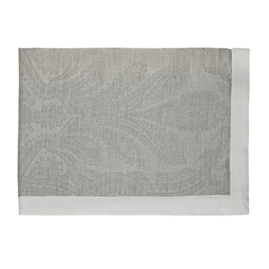 Illusion Cashmere Throw - Ghost/Toile