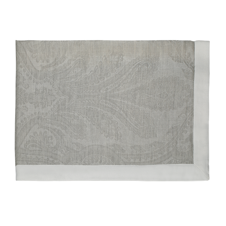 Illusion Cashmere Throw - Ghost/Toile