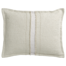 Haiku Cushion with Fringe Detail - Husk