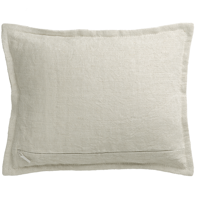 Haiku Cushion with Fringe Detail - Husk