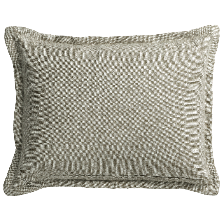 Haiku Cushion with Fringe Detail - Pond