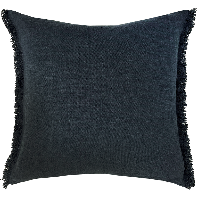 Kalahari Cushion with Fringe Detail - Wildebeest