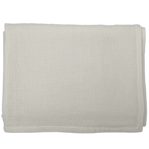 Merino Wool Waffle Throw - Cream