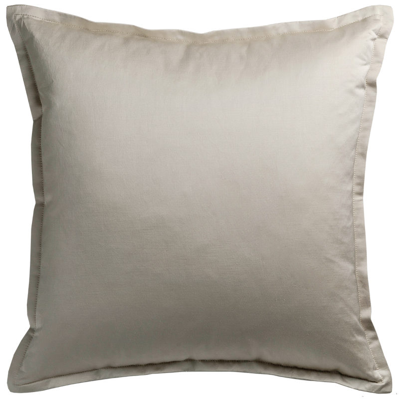 Old Hollywood Cushion with Self Flange - Silver