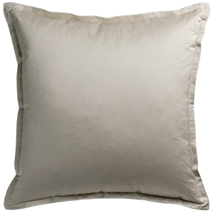 Old Hollywood Cushion with Self Flange - Silver