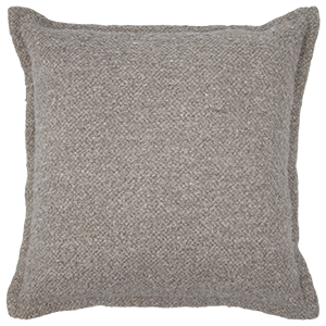 Linen and Wool Boucle Cushion - Taupe